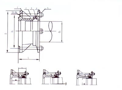AF型法蘭式松套伸縮接頭